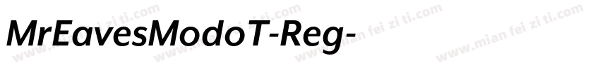 MrEavesModoT-Reg字体转换
