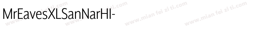MrEavesXLSanNarHI字体转换