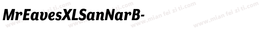 MrEavesXLSanNarB字体转换
