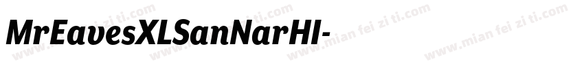 MrEavesXLSanNarHI字体转换