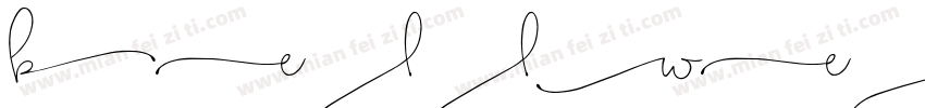 Bellwethers字体转换