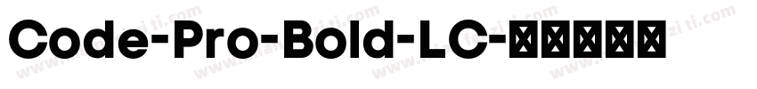 Code-Pro-Bold-LC字体转换