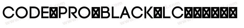 Code-Pro-Black-LC字体转换