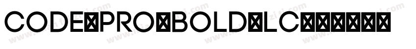 Code-Pro-Bold-LC字体转换