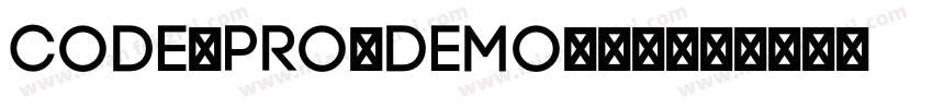 Code-Pro-Demo-常规字体转换