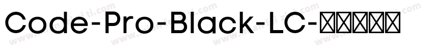 Code-Pro-Black-LC字体转换