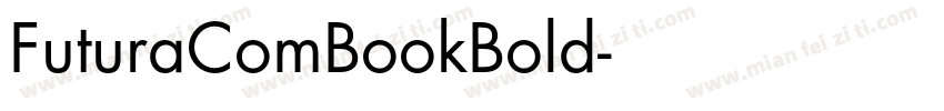 FuturaComBookBold字体转换