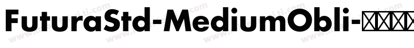 FuturaStd-MediumObli字体转换