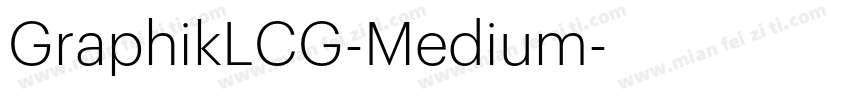 GraphikLCG-Medium字体转换