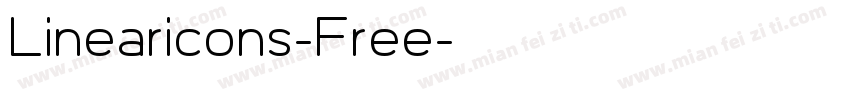 Linearicons-Free字体转换
