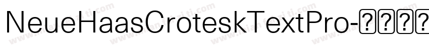 NeueHaasCroteskTextPro字体转换
