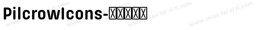 PilcrowIcons字体转换