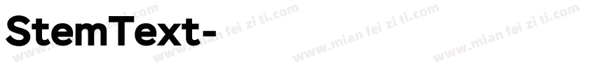 StemText字体转换