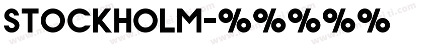 Stockholm字体转换