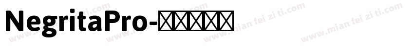 NegritaPro字体转换