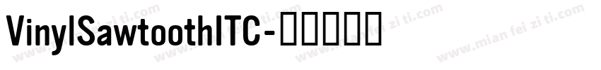 VinylSawtoothITC字体转换