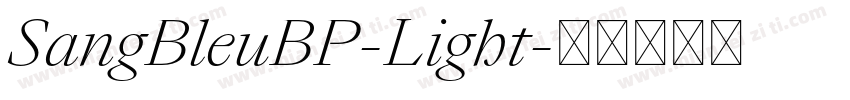 SangBleuBP-Light字体转换