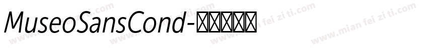 MuseoSansCond字体转换