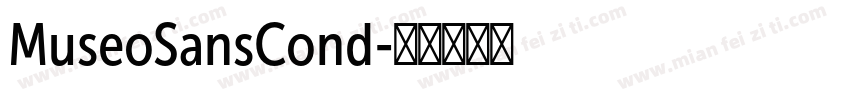 MuseoSansCond字体转换