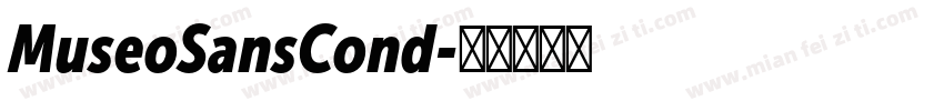 MuseoSansCond字体转换