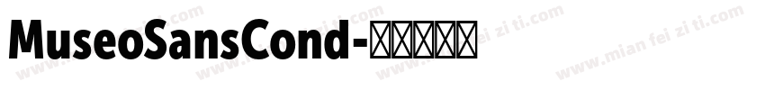 MuseoSansCond字体转换