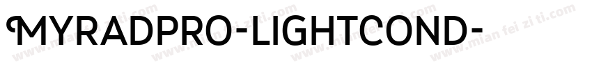 Myradpro-lightcond字体转换