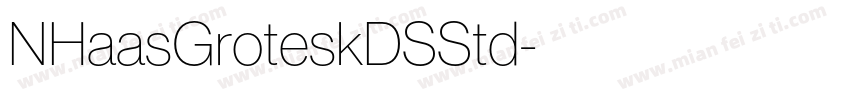 NHaasGroteskDSStd字体转换