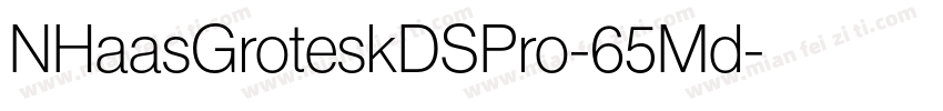 NHaasGroteskDSPro-65Md字体转换