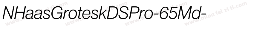 NHaasGroteskDSPro-65Md字体转换