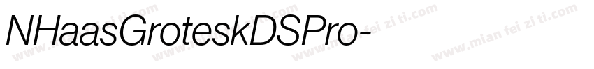NHaasGroteskDSPro字体转换