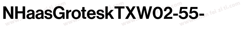NHaasGroteskTXW02-55字体转换