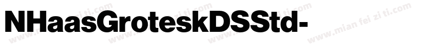 NHaasGroteskDSStd字体转换