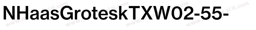 NHaasGroteskTXW02-55字体转换