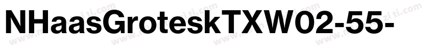 NHaasGroteskTXW02-55字体转换