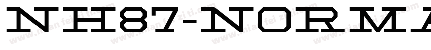 NH87-Normal字体转换