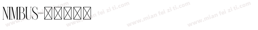 Nimbus字体转换