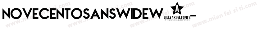 NovecentosanswideW0字体转换