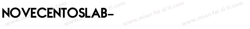 novecentoslab字体转换