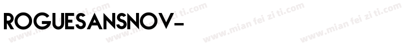 roguesansnov字体转换
