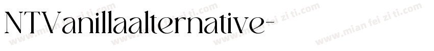 NTVanillaalternative字体转换