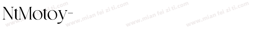 NtMotoy字体转换