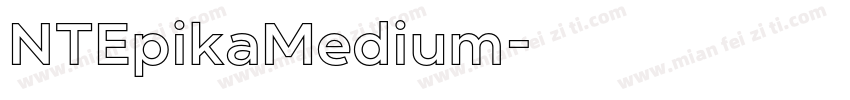 NTEpikaMedium字体转换
