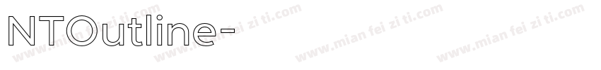 NTOutline字体转换