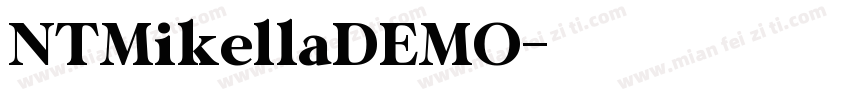 NTMikellaDEMO字体转换