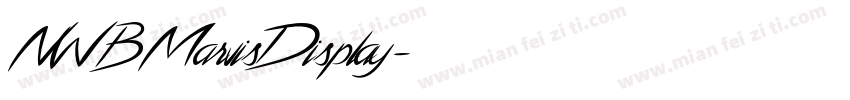 NWBMarvisDisplay字体转换