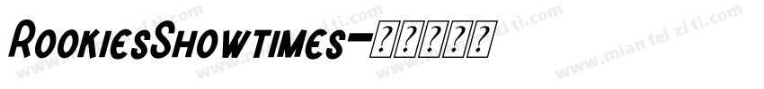 RookiesShowtimes字体转换