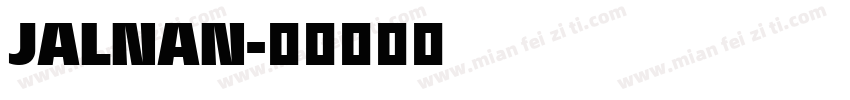 JALNAN字体转换