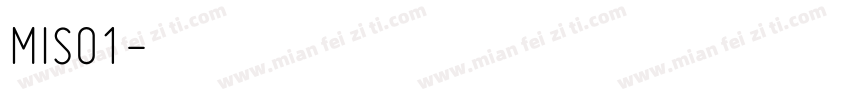 MISO1字体转换