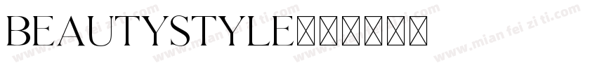 BeautyStyle字体转换