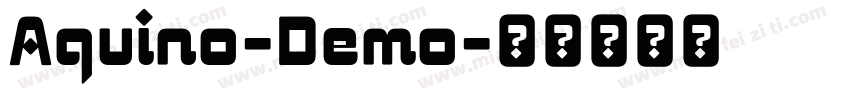 Aquino-Demo字体转换